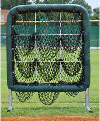 Baseball or Softball Green 9 hole Pitchers Pocket Training tool