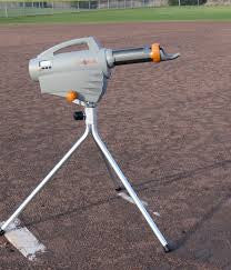 Baseball Zooka Air Powered Pitching Machine, portable, battery