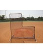 7x7 L-screen with net, perfect team use out on the field