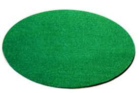 Green Fungo or On Deck Circle with 5mm foam back, tough nylon fiber, save the field