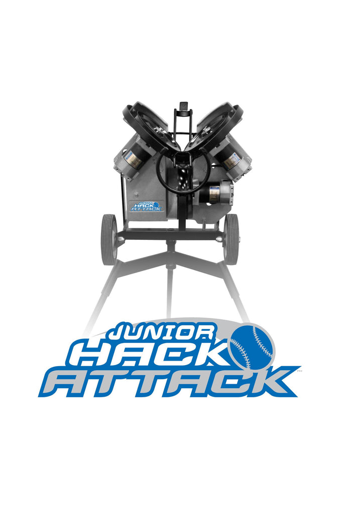 Hack Attack pitching machine, baseball, softball, light, easy to move