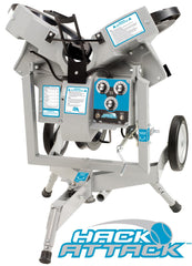 Hack Attack pitching machine, softball, 3 wheel, easy adjustment on pitch or speed